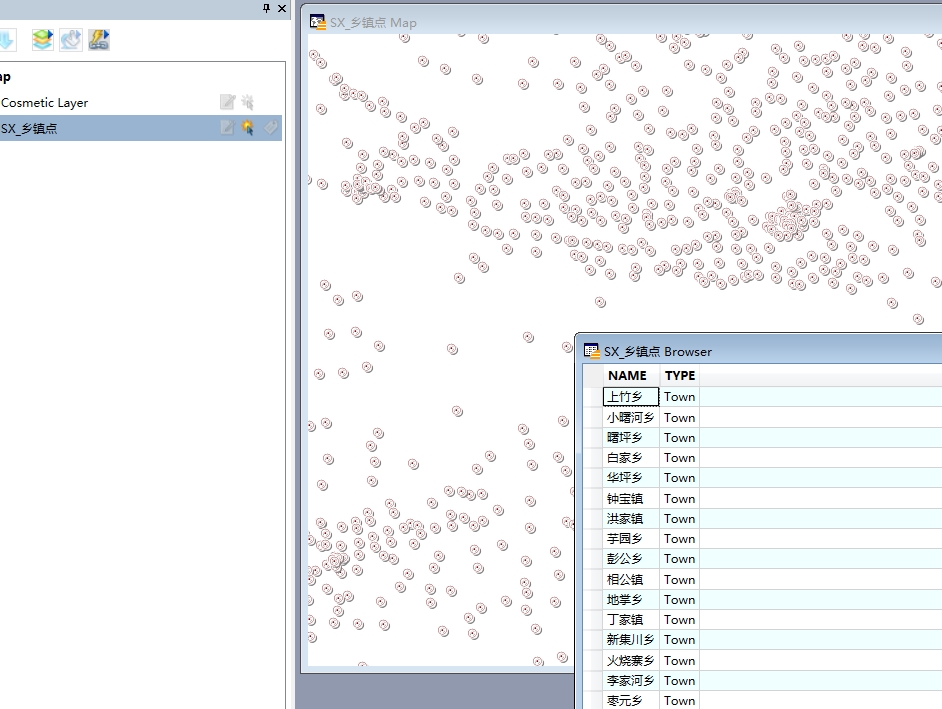 &ldquo;tab乡镇图层&rdquo;