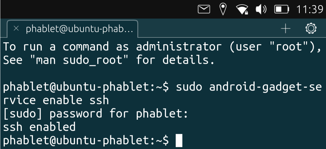 &ldquo;access ubuntutouch via ssh&rdquo;